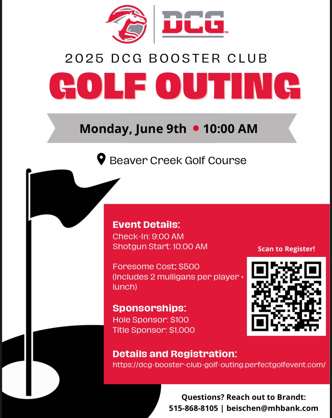 Golf outing flyer